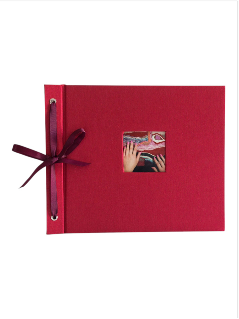 Kolo Newbury Refillable Scrapbook Album, 9" x 10.5", Red